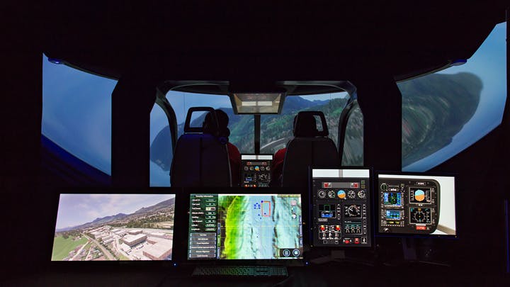 Helicopter Full Flight Simulator
