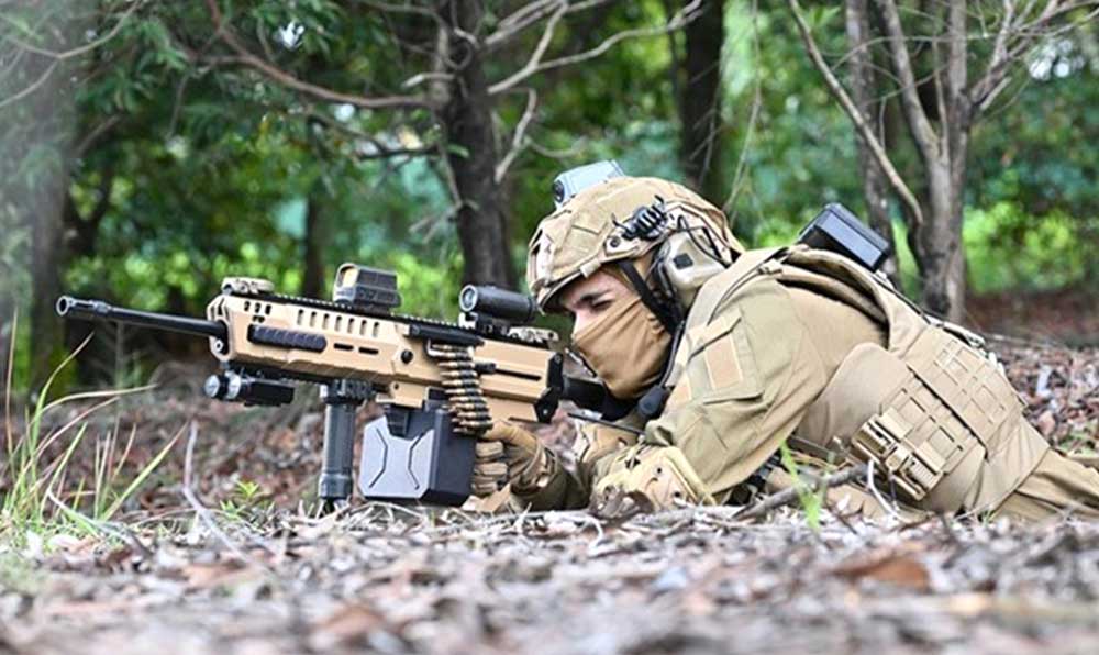 <p style="color: #ec1c24; font-size: 16px;">Land</p>
<p>Ultimax 100 Mk 9 Light Machine Gun</p>