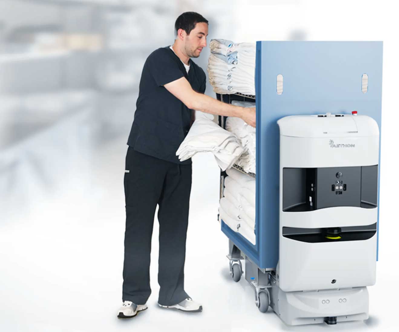 Transforming Hospital Operations with Autonomous Mobile Robots 